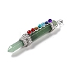 Chakra Theme Natural Green Aventurine Big Pendants G-I322-06P-04-2