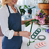 8 Rolls 2 Colors Paper Floral Tape for Bouquet Stem Wrap AJEW-CN0005-47-5