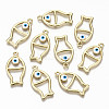 Alloy Enamel Pendants X-PALLOY-T075-35-NR-1