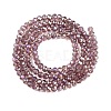 Electroplate Glass Beads Strands EGLA-A044-T2mm-B07-3
