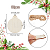 Unfinished Natural Wood Cutouts Ornaments WOOD-SP0001-17B-2