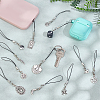 20Pcs Resin & Alloy Mobile Straps HJEW-PH02164-4