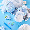 3 Rolls Super Bulky Plush Polyester Chenille Yarn OCOR-MB0001-06C-8