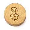 Golden Tone Brass Letter Stamps KK-R005-01E-1