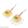 Food Theme Resin Dangle Earrings FS-WGC167F-19-1