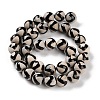 Natural Tibetan Wave Pattern dZi Agate Beads Strands G-B084-A02-01-3