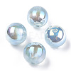ABS Plastic Imitation Pearl Beads PACR-N013-01B-01-2