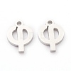 Non-Tarnish 304 Stainless Steel Charms STAS-G244-01F-1