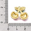 Brass Enamel Pendants KK-K427-14B-02-3