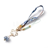 Brass Pendant Keychains HJEW-WH0039-15A-3