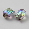 Transparent UV Plating Acrylic Beads TACR-TAC0001-09B-03-2