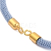Nylon Cords Bracelet Makings Fit for Connector Charms AJEW-P116-02G-28-2