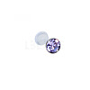 Acrylic Micro Pave Cubic Zirconia Labrets Piercing Jewely for Women Men WG00568-202-1