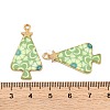 Christmas Theme Rack Plating Alloy Pendants FIND-M020-02A-G-3
