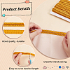 Polyester Metallic Braided Lace Trim OCOR-WH0074-92G-3