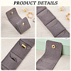 1Pc PU Leather Jewelry Rolls ABAG-CL0001-43C-6