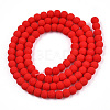 Opaque Glass Beads Strands X-GLAA-T032-P4mm-MD04-3