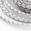 Round Braided Cowhide Cords WL-L009-01Y-3