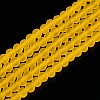 Transparent Glass Beads Strands EGLA-A044-T4mm-MD05-2