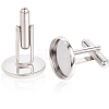 24Pcs Brass Cufflinks KK-SC0006-41-6