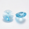 Faceted Glass Rhinestone Charms RGLA-F049-6mm-202-2