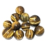 Natural Tiger Eye Round Sphere Polished Beads PW-WG8B13A-01-5