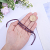 1 Strand Natural Lepidolite/Purple Mica Stone Beads Strands G-ME0001-35-3