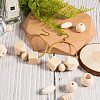 Unfinished Natural Wood Beads WOOD-PH0008-86-3