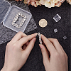 2Pcs Alloy Crystal Rhinestone Shoe Buckle Clips FIND-GF0006-20-3