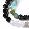 Natural & Synthetic Mixed Gemstone Beads Strands G-D080-A01-01-02-3