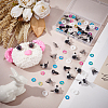   20Pcs Acrylic Doll Eyelashes DOLL-PH0001-44-5