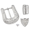 1Pc Belt Alloy Buckle Sets FIND-GF0008-76P-1