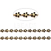 Golden Brass Enamel Link Chain CHC-H103-08J-G-2