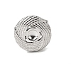 304 Stainless Steel Cuff Ring Components STAS-P403-08P-2