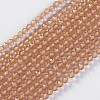 Glass Beads Strands EGLA-E057-02B-11-1