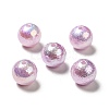UV Plating Iridescent ABS Plastic Beads LS-SACR-A001-05D-2