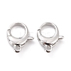 Brass Lobster Claw Clasps KK-D065-02P-2