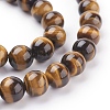 Natural Tiger Eye Beads Strands X-G-G099-10mm-4-3