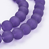 Baking Paint Transparent Glass Beads Strands X-GLAA-S031-10mm-36-3