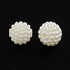 Acrylic Imitation Pearl Beads MACR-R553-14mm-04-1