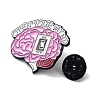 Open Your Mind Brain Alloy Enamel Pin Broochs JEWB-C029-07D-EB-3