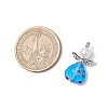 Handmade Millefiori Lampwork Beads and ABS Plastic Imitation Pearl Round Beads and Tibetan Style Alloy Fairy Wing Beads and 304 Stainless Steel Ball Head Pins Pendants PALLOY-JF03740-02-2