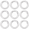 12Pcs Brass Spring Gate Rings KK-SC0008-03P-1