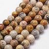 Natural Crazy Agate Beads Strands X-G-D840-70-6mm-1
