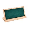 Wood with Velvet Necklace Display Stand Jewelry Pendant Holder Accessory PW-WG92612-04-1
