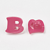 Acrylic Shank Buttons X-BUTT-E029-07-2