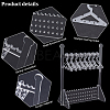 1 Set Acrylic Earring Display Stands EDIS-CP0001-14C-6