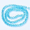 Electroplate Glass Beads Strands LS-EGLA-A044-T8mm-B08-2