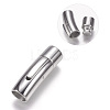 Tarnish Resistant 304 Stainless Steel Bayonet Clasps STAS-A035A-7.5P-1