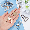   6pcs 3 colors Zinc Alloy Swivel Lobster Claw Clasps FIND-PH0008-62A-3